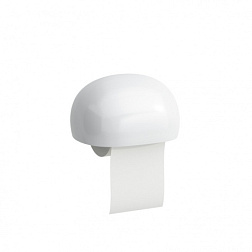 Держатель туалетной бумаги Ilbagnoalessi one керамический, цвет белый, с крышкой 8.7097.0.000.000.1 Laufen